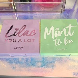 Colourpop eyeshadow pallets
